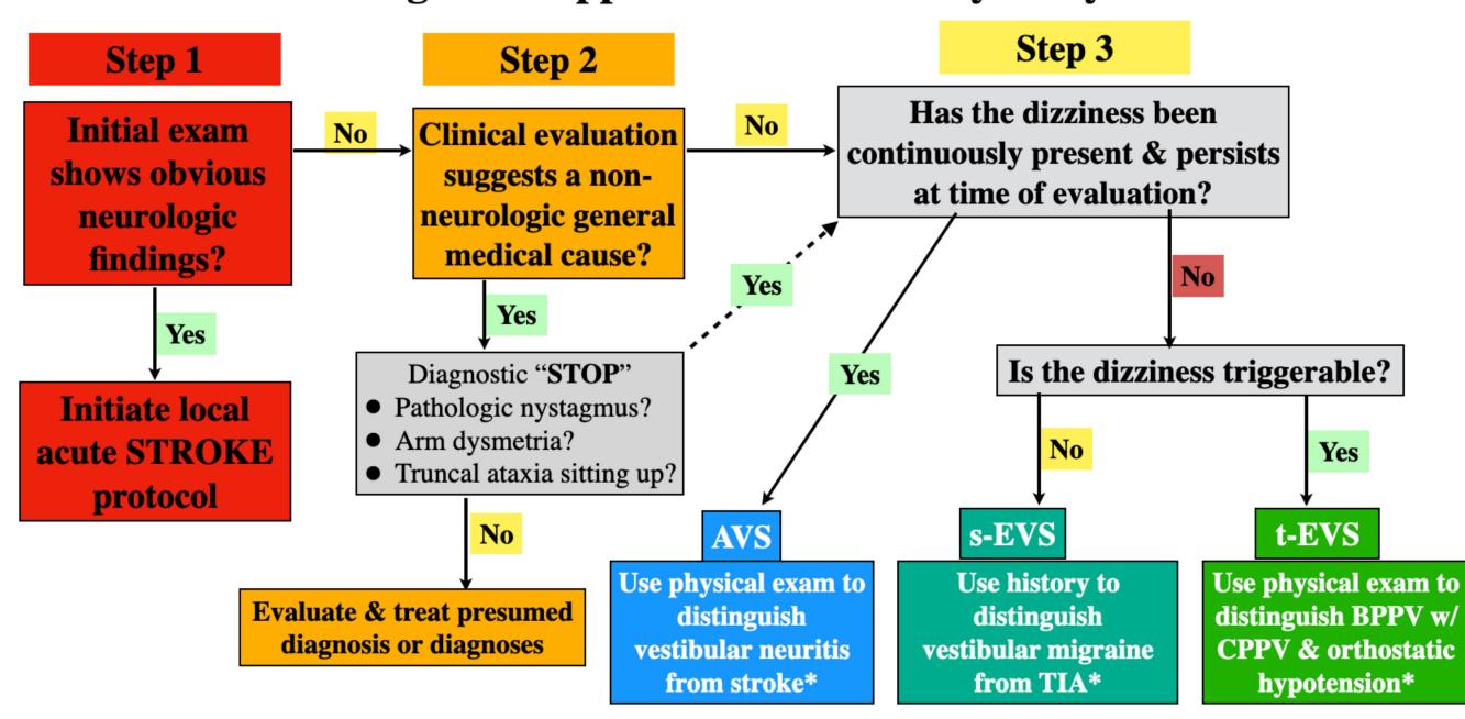 【Clinical Diagnostic Algorithm】Dizziness Differential Diagnosis Flowchart