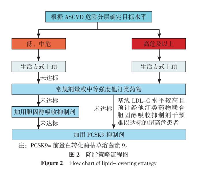 【中国血脂管理指南(基层版2024年)】降脂治疗临床路径流程图