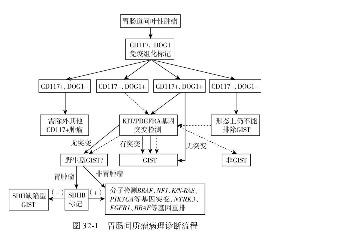 【86个罕见病病种诊疗指南(2025年版)】胃肠间质瘤病理诊断流程图