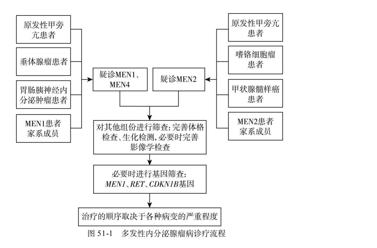 多发性内分泌腺瘤病诊疗流程