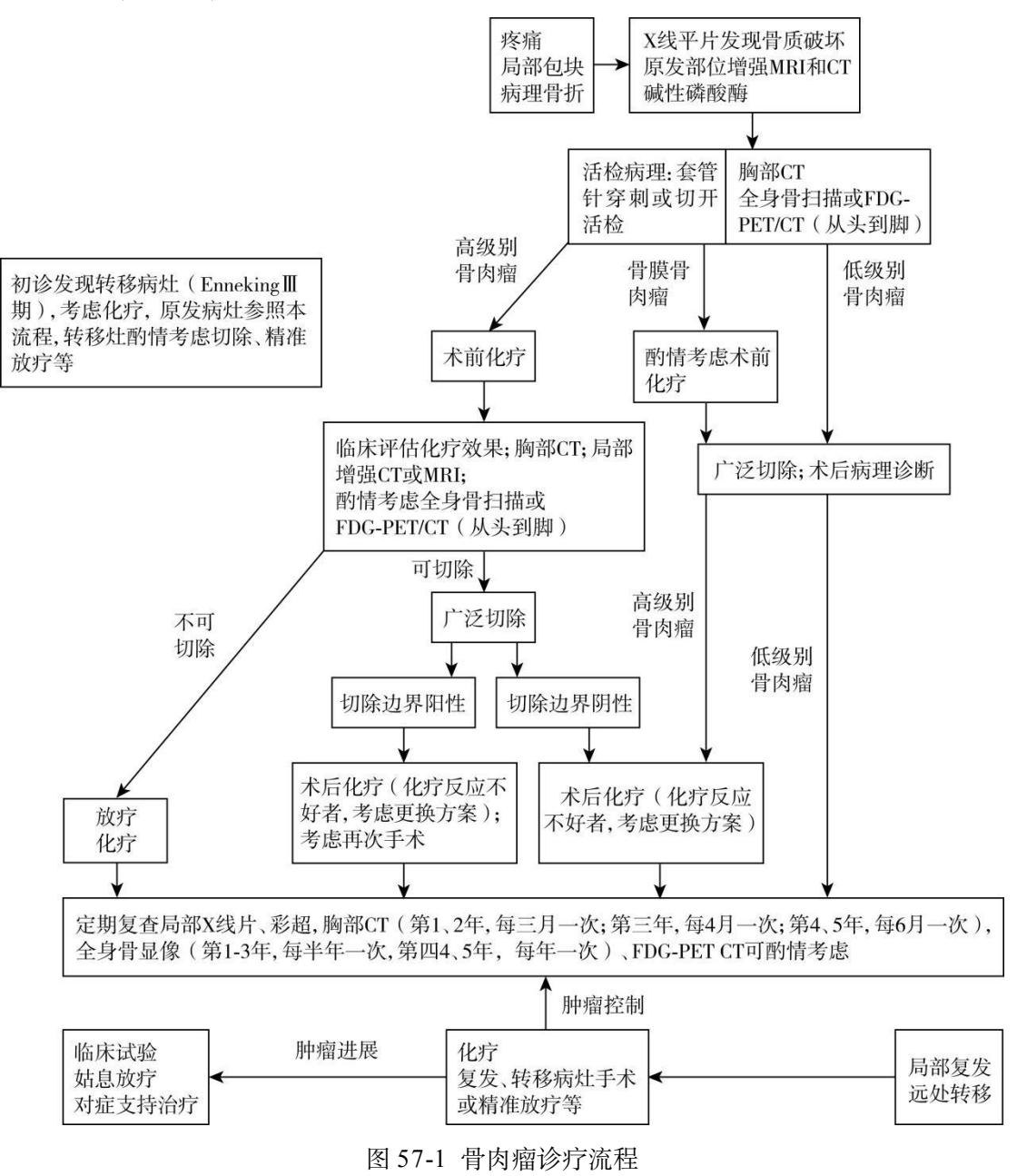 【骨肉瘤诊疗指南(2025年版)】骨肉瘤诊疗流程