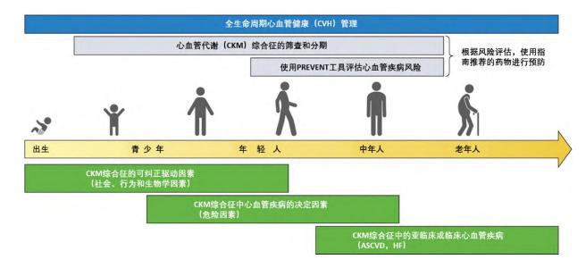 【全生命周期管理流程图】心血管健康(CVH)管理框架