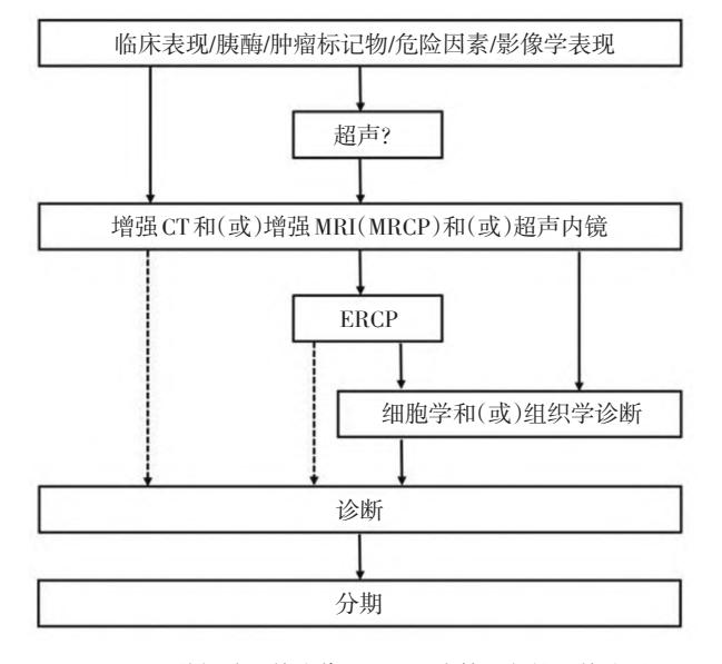 【日本胰腺学会《胰腺癌临床实践指南(2022年版)》更新解读】临床诊断流程图