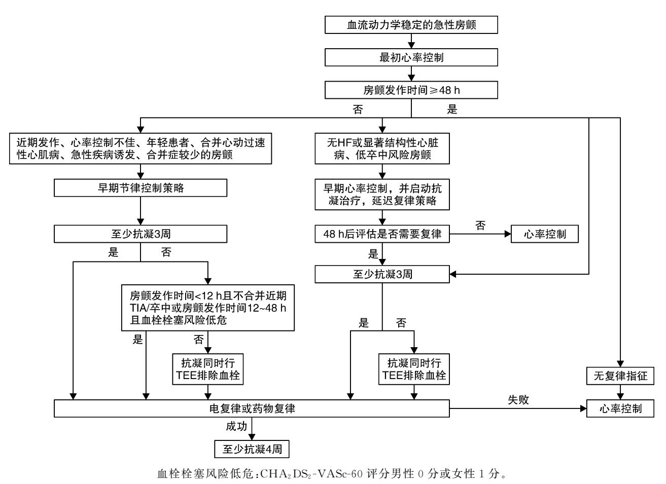 【急性心房颤动中国急诊管理指南(2024)】急性房颤临床管理路径图