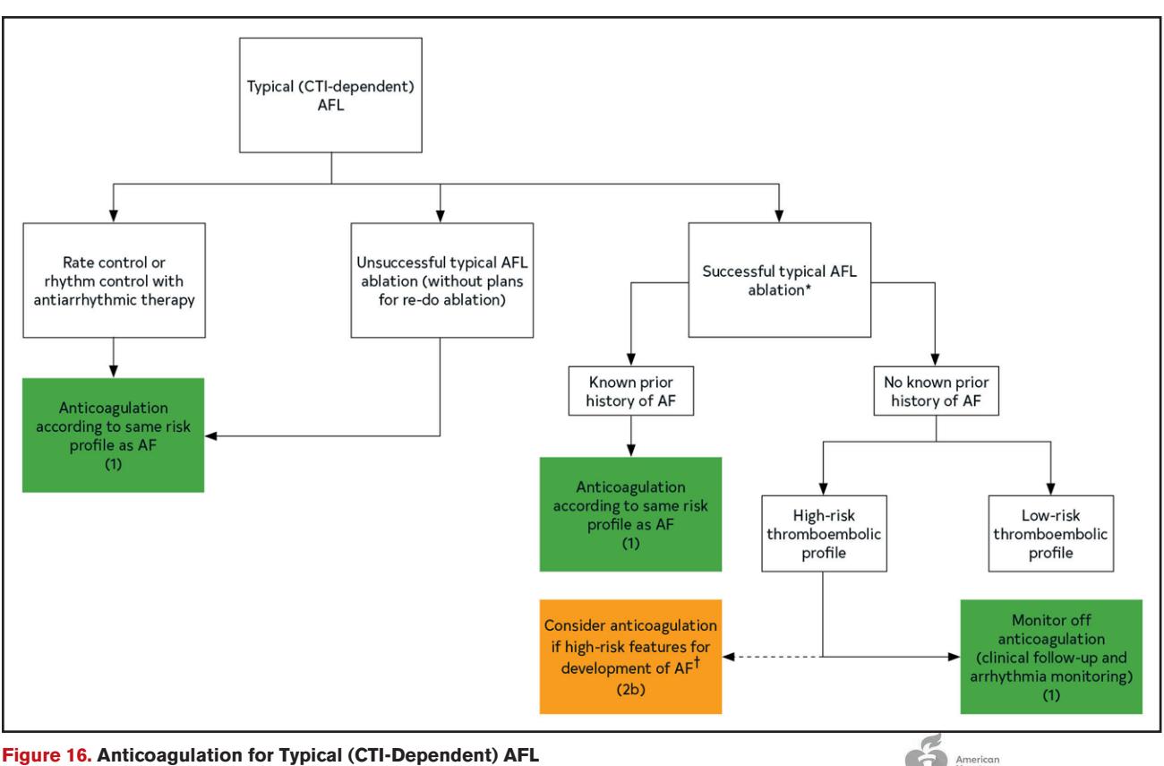 Anticoagulation for Typical (CTI-Dependent) AFL