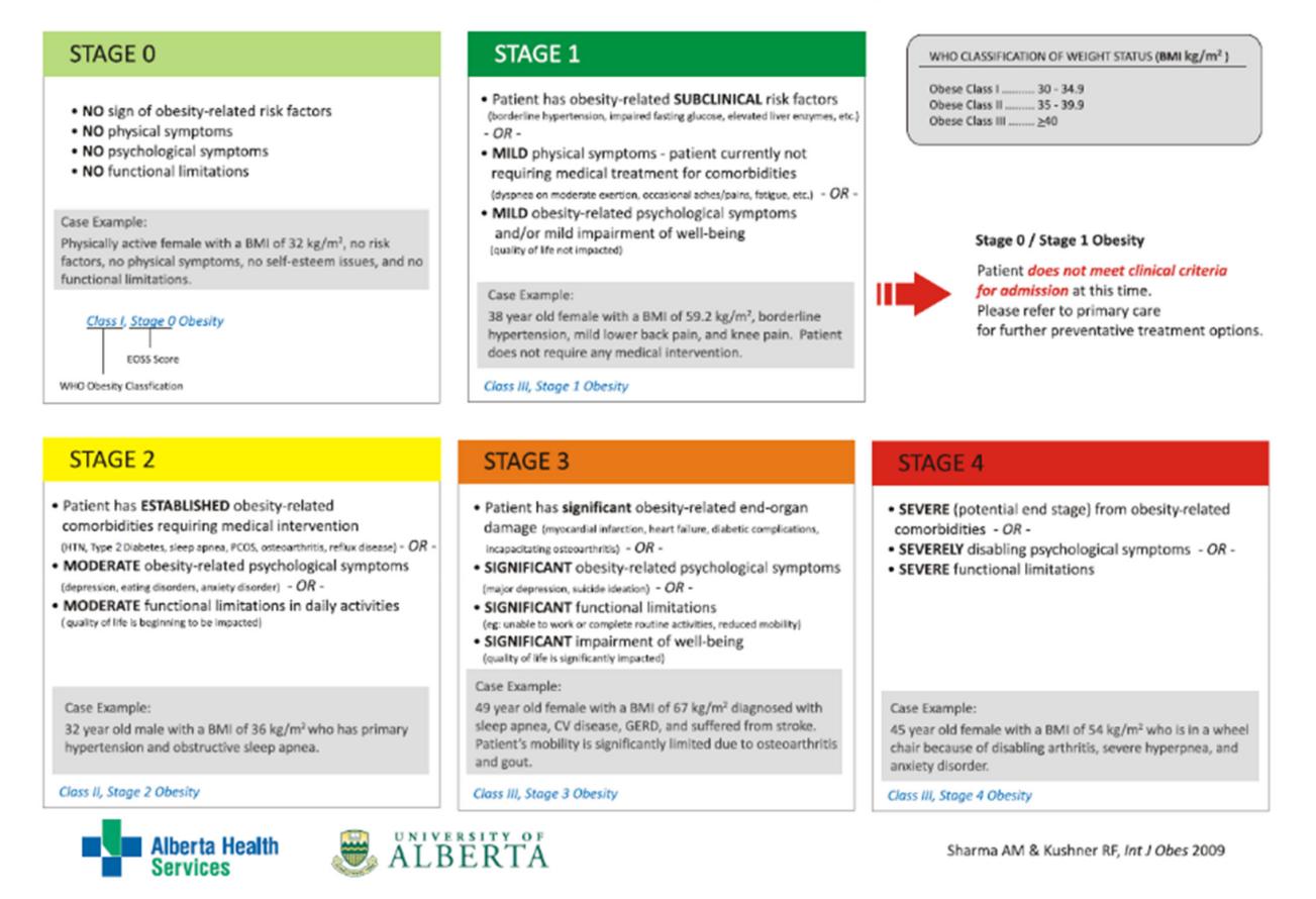 【Edmonton Obesity Staging System】Obesity Staging System