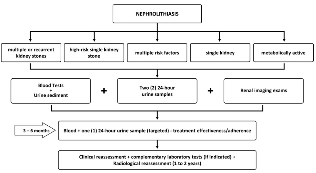 【NEPHROLITHIASIS临床管理流程图】