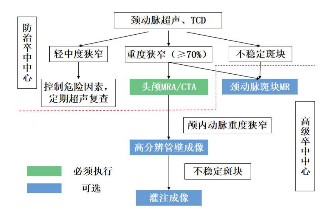 【中国脑卒中防治指导规范(2021年版)】卒中筛查与诊疗临床路径流程图
