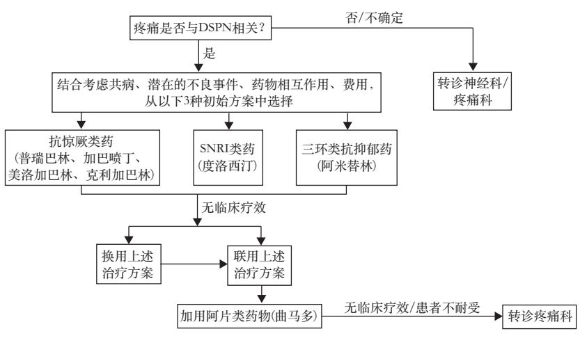 【国家基层糖尿病神经病变诊治指南(2024版)】糖尿病神经病理性疼痛管理流程