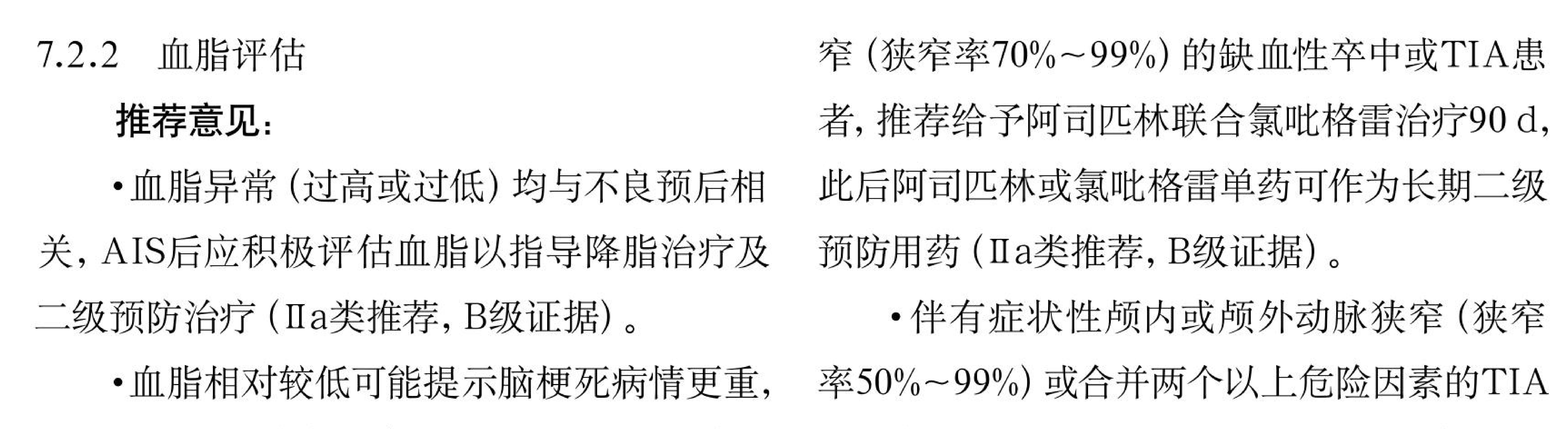 缺血性卒中急性期管理流程图