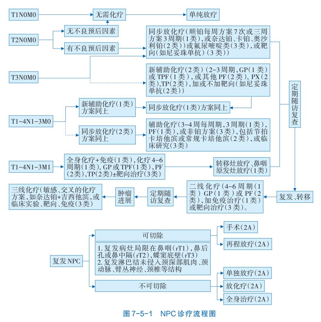 鼻咽癌诊疗指南流程图
