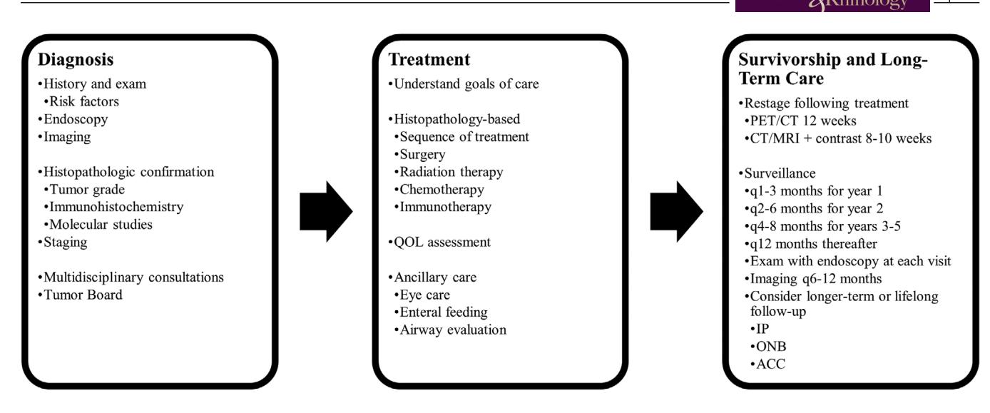 【2025 ESMO-EURACAN Clinical Practice Guideline for diagnosis, treatment and follow-up】Sinonasal Malignancy Clinical Management Pathway