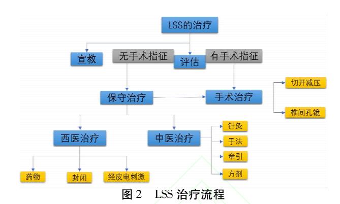 【腰椎管狭窄症中西医结合诊疗专家共识】LSS治疗流程图