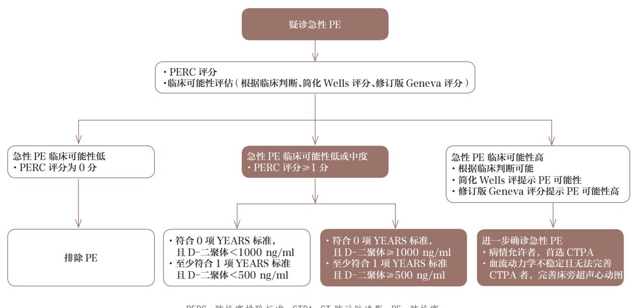 【县域急性肺栓塞合理用药与综合管理指南】临床诊疗路径图