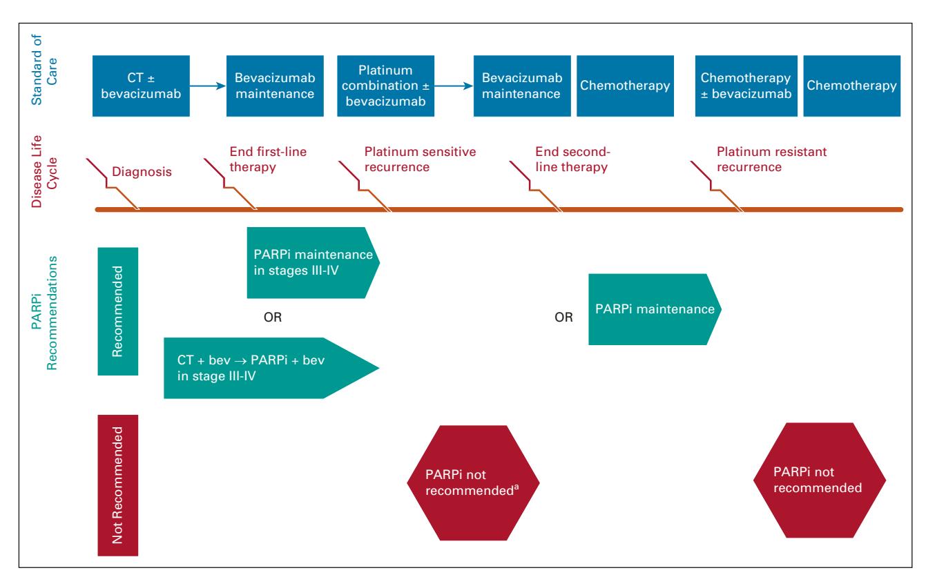 Ovarian Cancer PARPi Treatment Algorithm