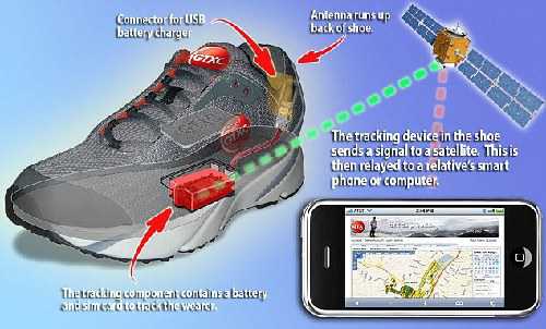 <font color="red">高科技</font>GPS鞋防阿尔茨海默病患者走失