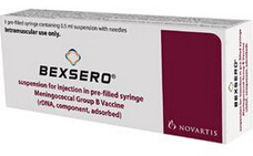 FDA批准预防脑膜炎疫苗Bexsero
