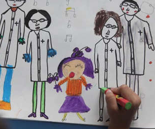 一幅儿童画 一份来自小患者的<font color="red">感恩</font>