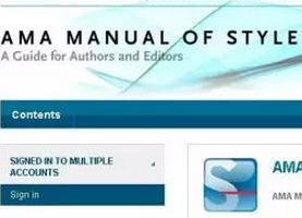美<font color="red">国医学会</font>在线论文撰写指导手册：AMA Manual of Style Online