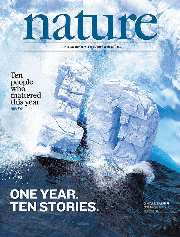 《自然》杂志公布2015年度十大人物