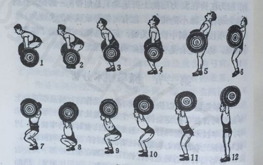 挺举动作图解图片