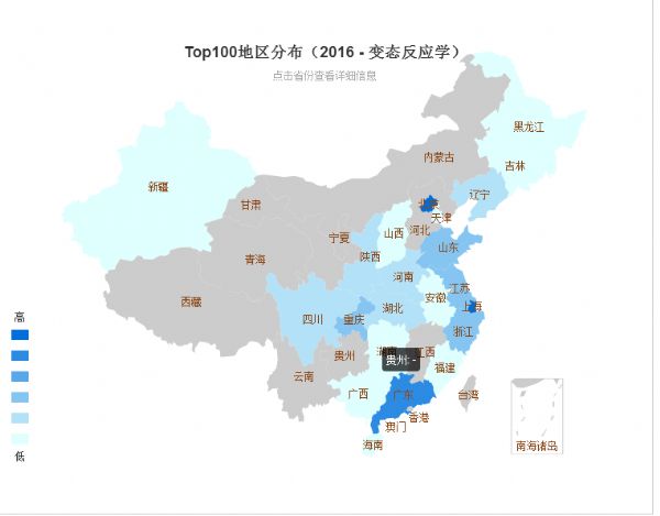 2016年度中国医院排行榜（<font color="red">变态</font>反应学）top20