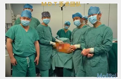 上海九院专家团队成功切除骨盆内10几斤重“大块头”肿瘤！补片闭合巨大空腔