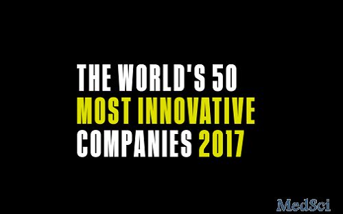 《快公司》发布2017年全球最具创新力公司<font color="red">榜单</font>