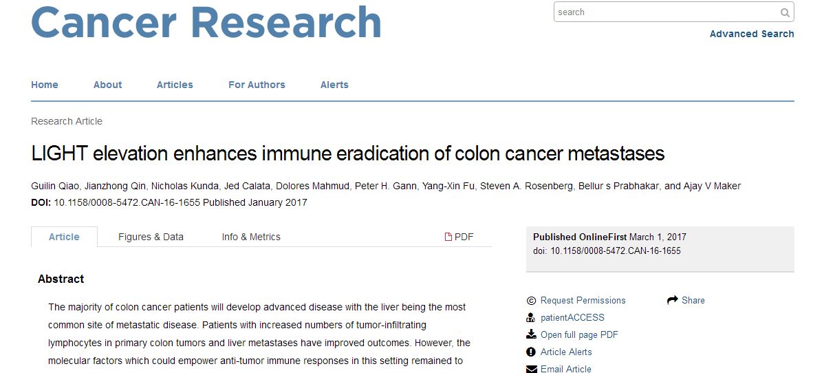 <font color="red">科学家</font>发现刺激免疫系统，可停止癌症生长