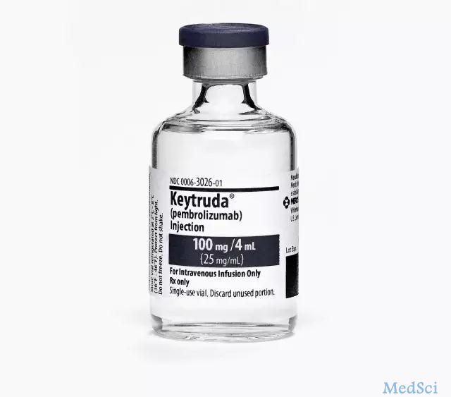 首度针对血癌，KEYTRUDA获批治疗经<font color="red">典型</font>霍奇金淋巴瘤（KEYNOTE-087）
