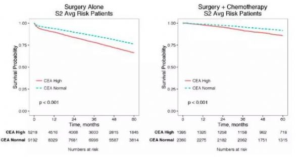 <font color="red">术前</font>检测CEA水平可提高结肠癌的风险分层？