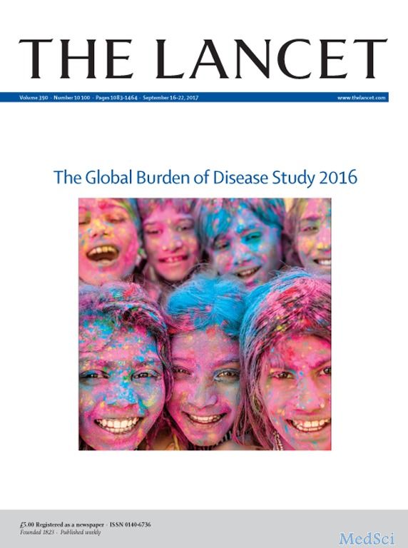 【盘点】2017年9月16日刊Lancet——<font color="red">全球</font><font color="red">疾病</font>-伤害<font color="red">负担</font>和危险因素研究特刊