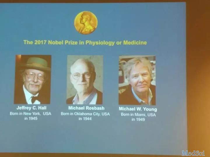 昼夜节律的分子机制丨2017诺贝尔生理或医学奖
