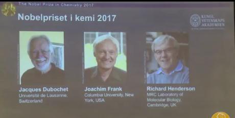 诺贝尔化学奖授予3位冷冻<font color="red">电子显微</font>镜发明人，这是结构生物学的利器