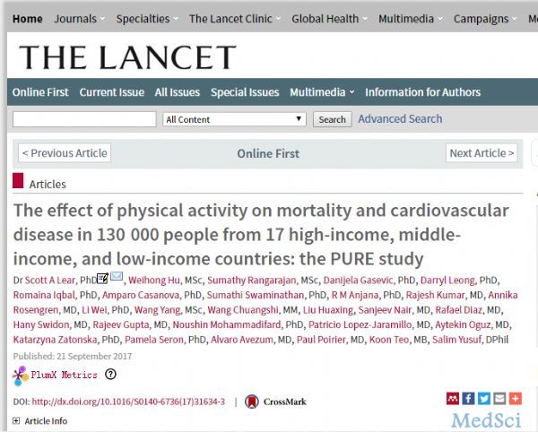 Lancet：<font color="red">家务</font>、走路、散步……每天体力活动30 min，降低死亡风险