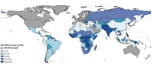 Lancet：全球医疗质量<font color="red">调查</font>：中国提升医疗质量每年可避免128万人死亡